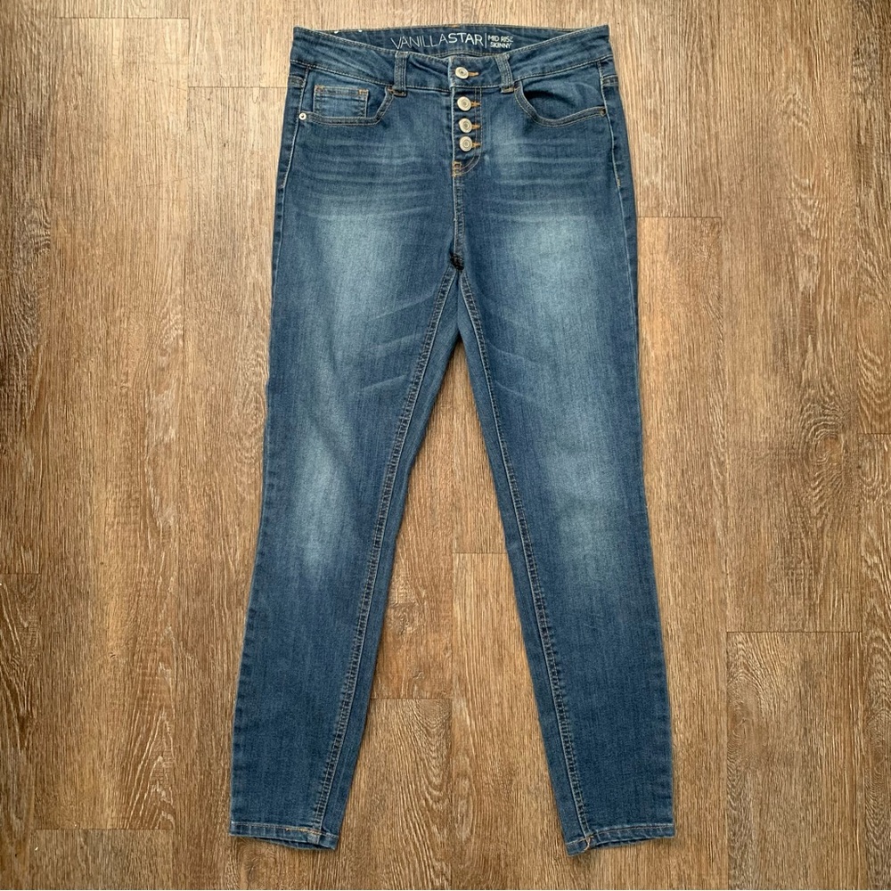 Vanilla Star Mid Rise Skinny Jeans Size 7